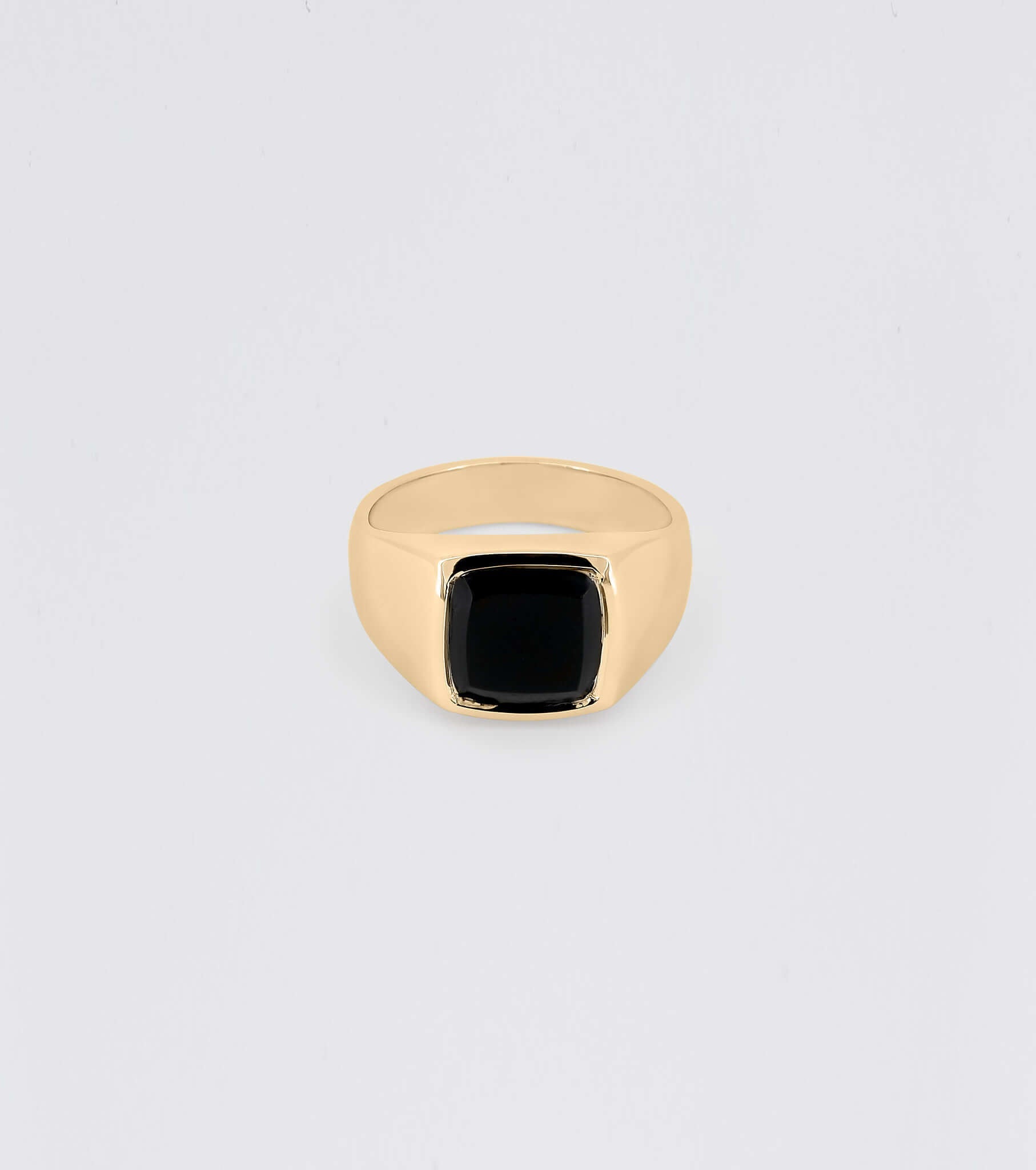 Beveled Onyx Signet Ring – Sar Jewellery