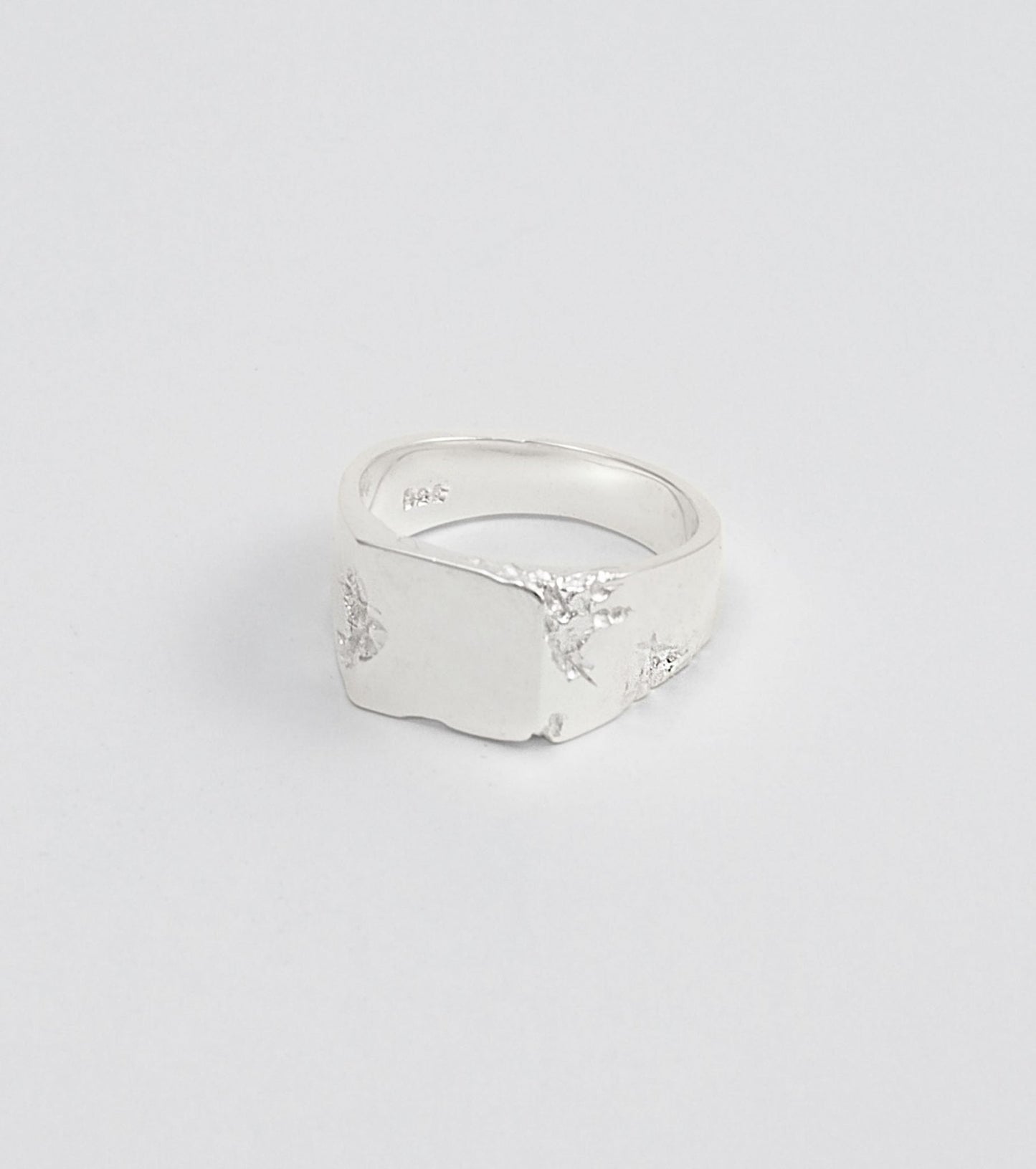 BLOCK II square signet ring - Sar Jewellery