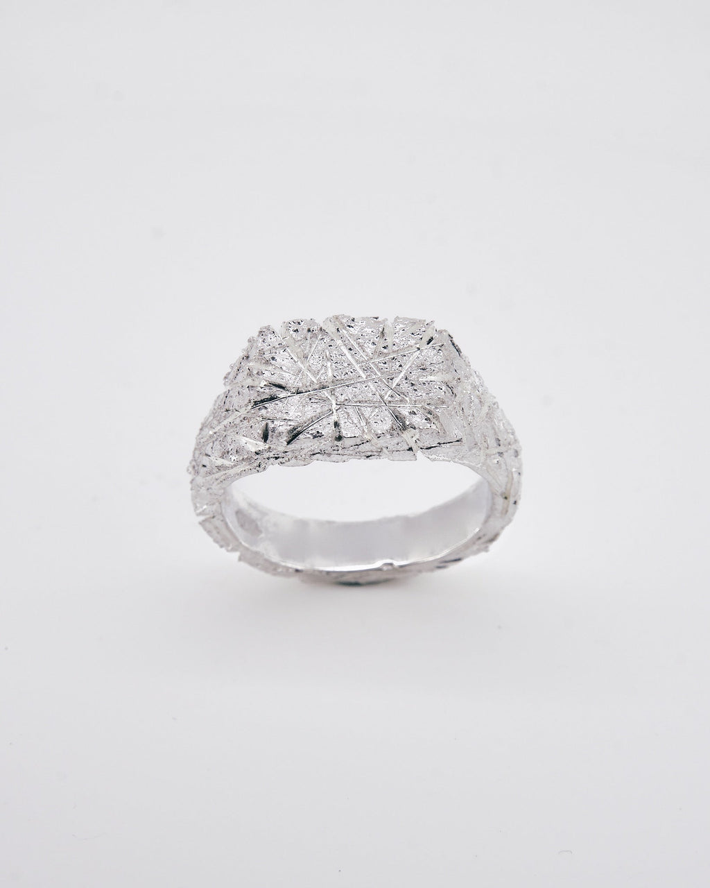 001 - RETICULATED 925 STERLING SILVER RING - Sar Jewellery