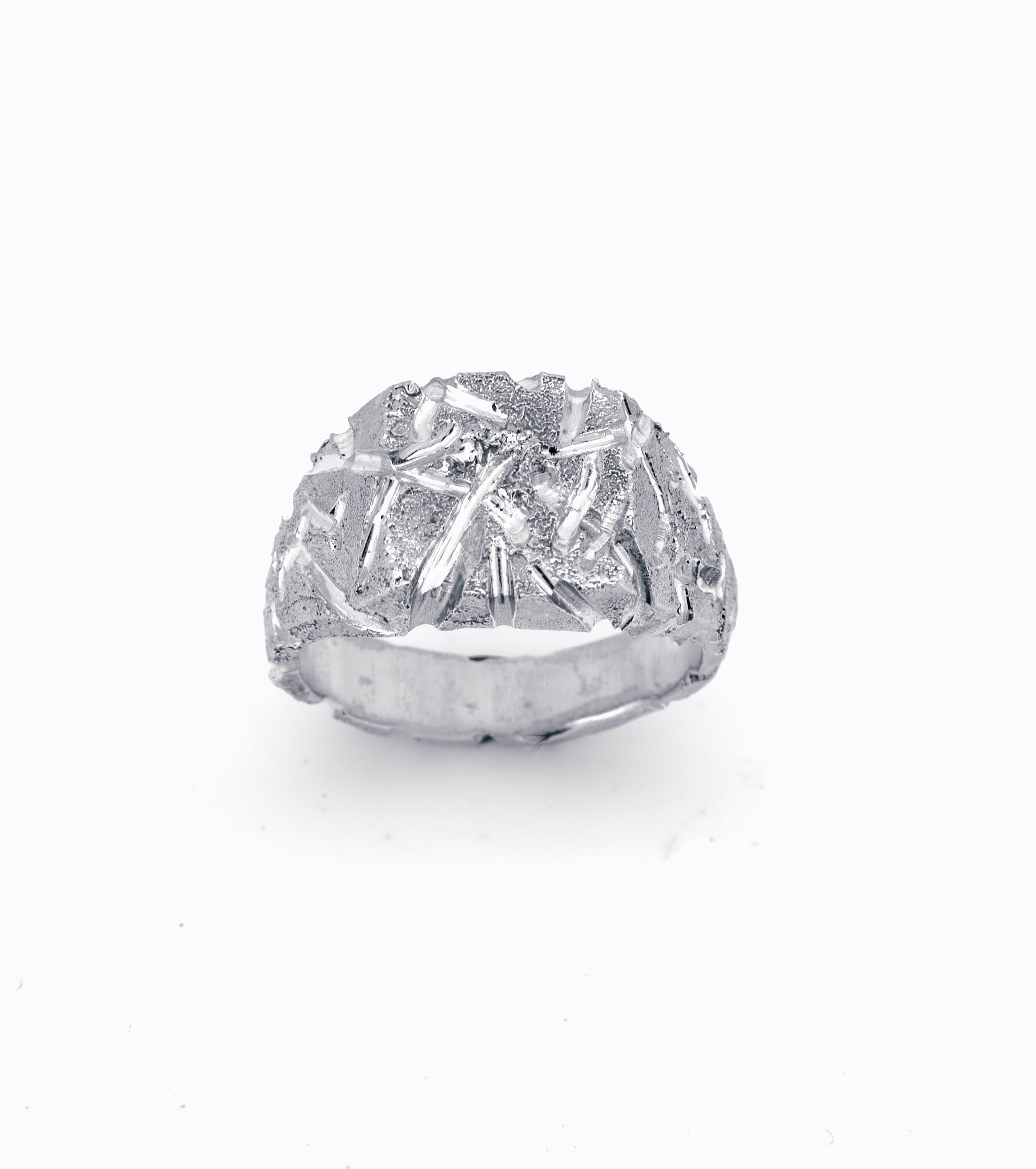 002 - CINDER 925 STERLING SILVER RING - Sar Jewellery