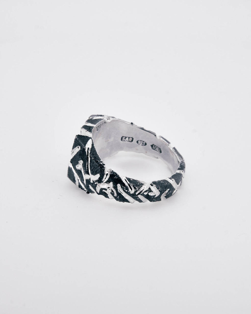 002 - CINDER 925 STERLING SILVER RING - Sar Jewellery