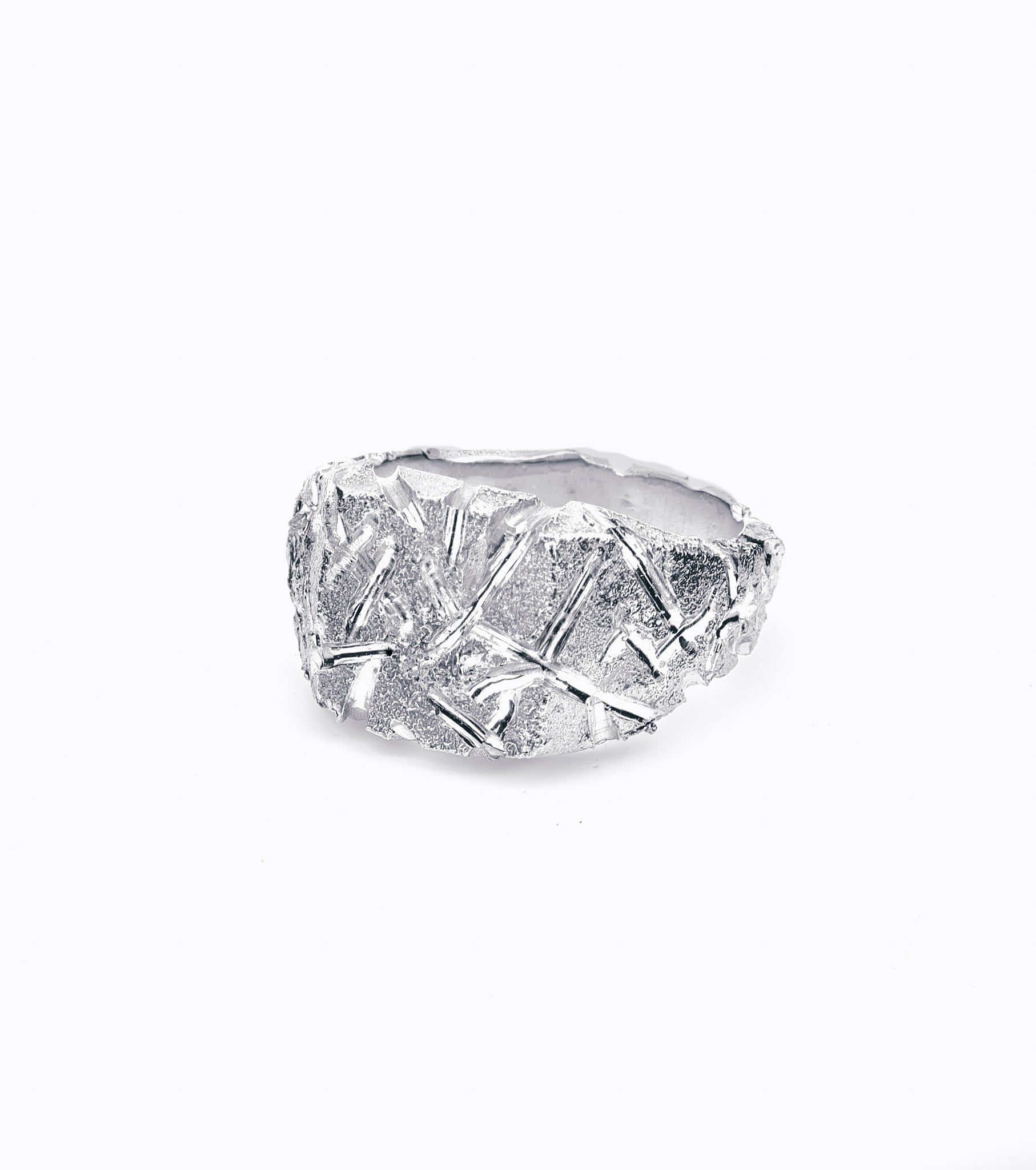 002 - CINDER 925 STERLING SILVER RING - Sar Jewellery