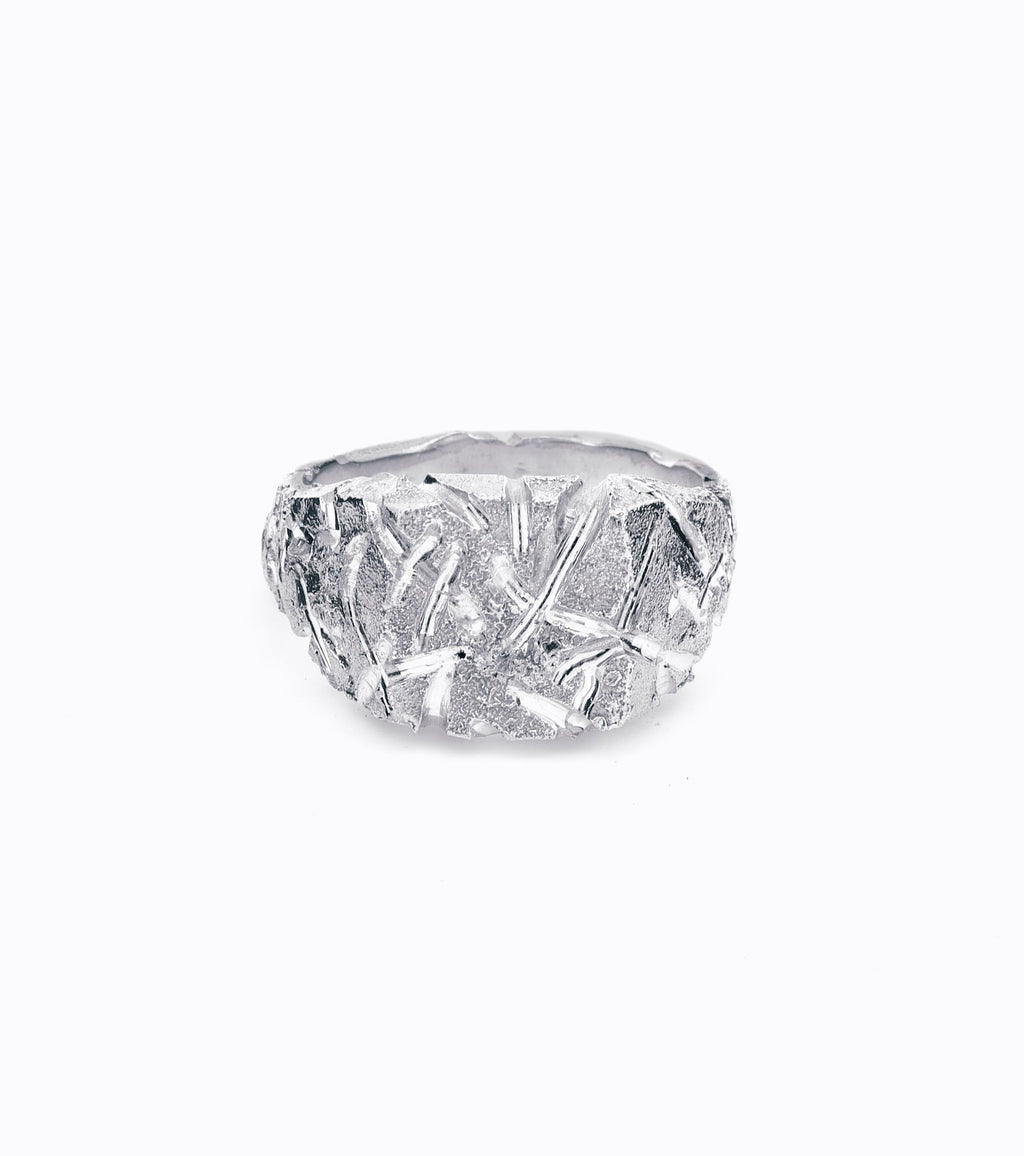002 - CINDER 925 STERLING SILVER RING - Sar Jewellery