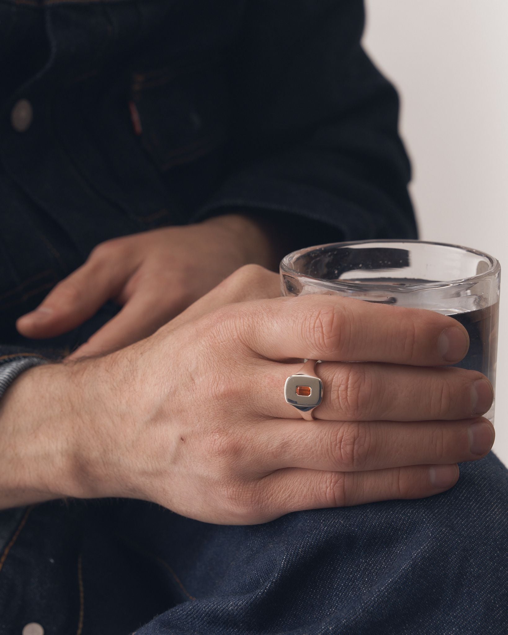 009 - CANDY RING - 0.3CT FIRE OPAL SILVER - Sar Jewellery