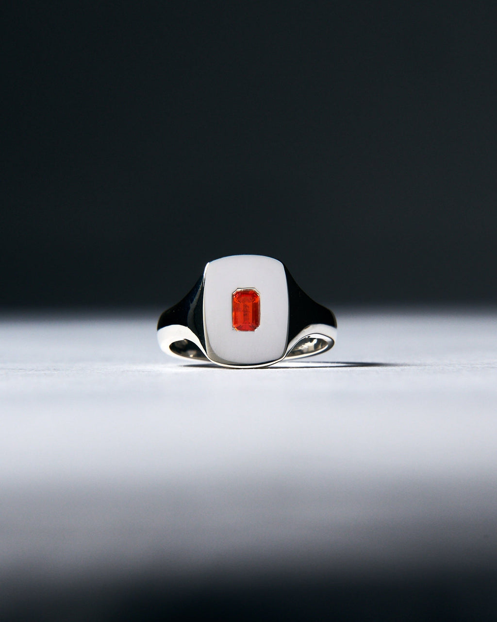 009 - CANDY RING - 0.3CT FIRE OPAL SILVER - Sar Jewellery