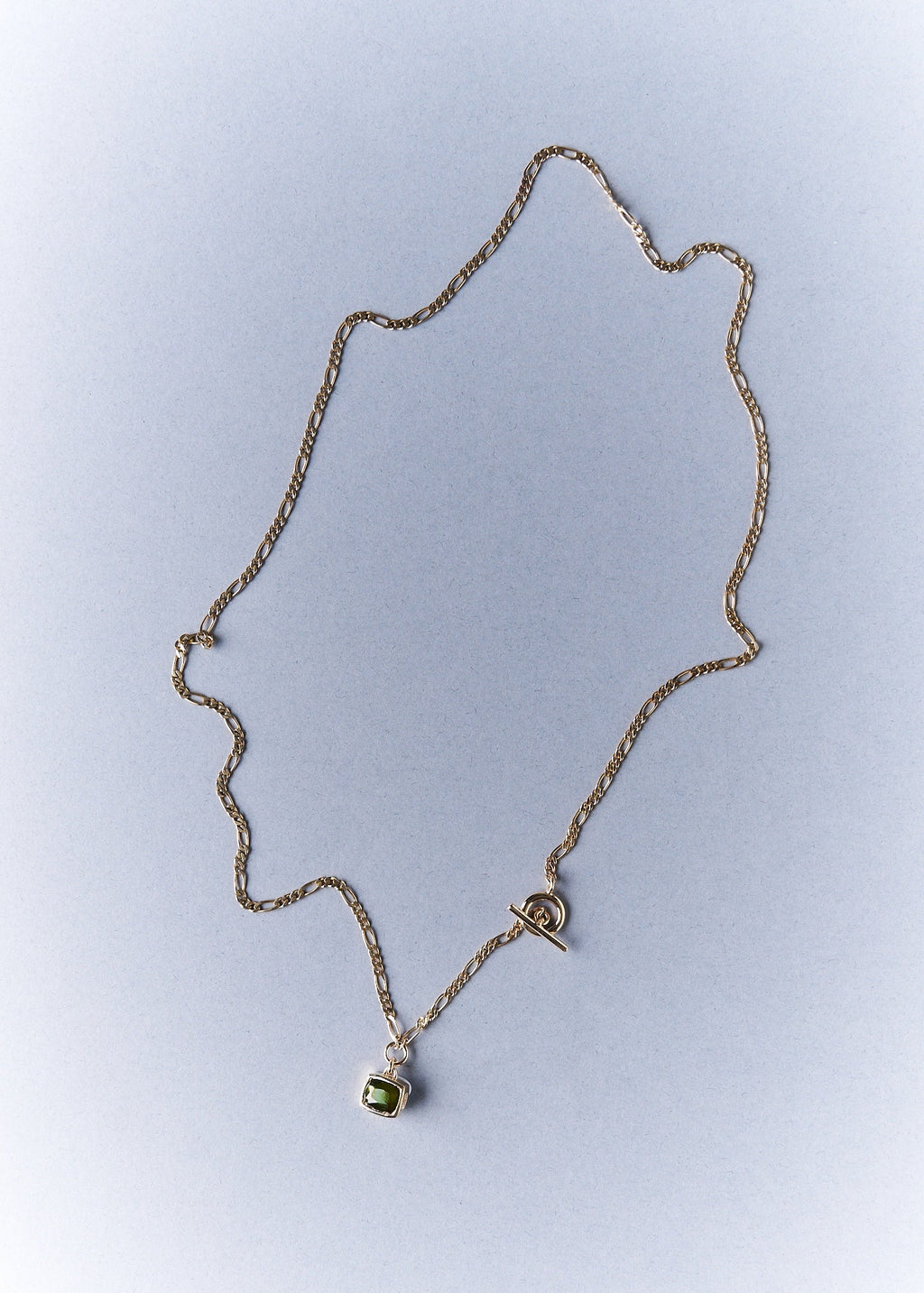 016 - MOSS 9K YELLOW GOLD AND 1.03ct GREEN TOURMALINE PENDANT - Sar Jewellery