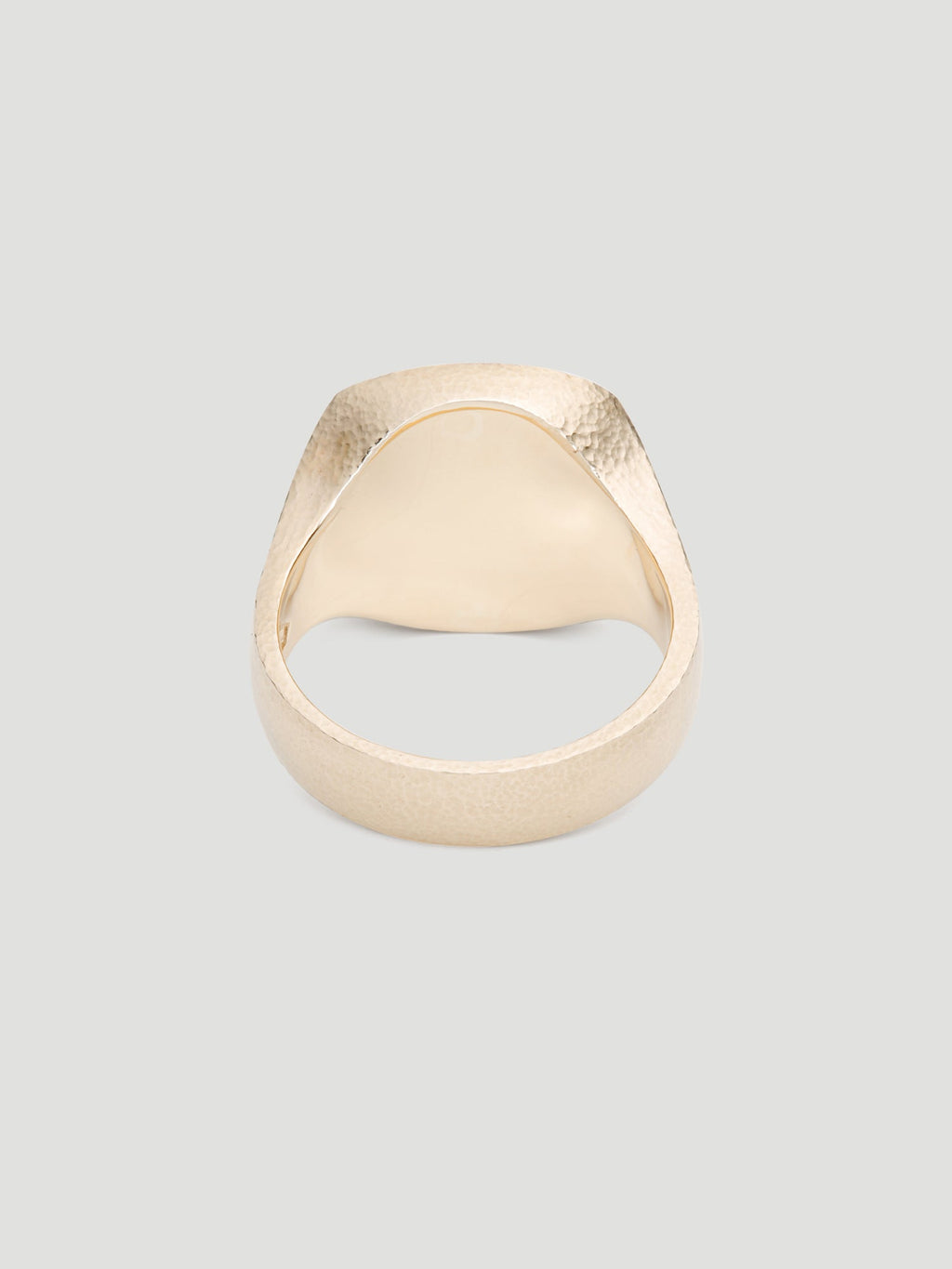 032 - "PSYCHE & EROS" LAPIS LAZULI AND AUSTRALIAN SAPPHIRE 9K YELLOW GOLD SIGNET RING - Sar Jewellery