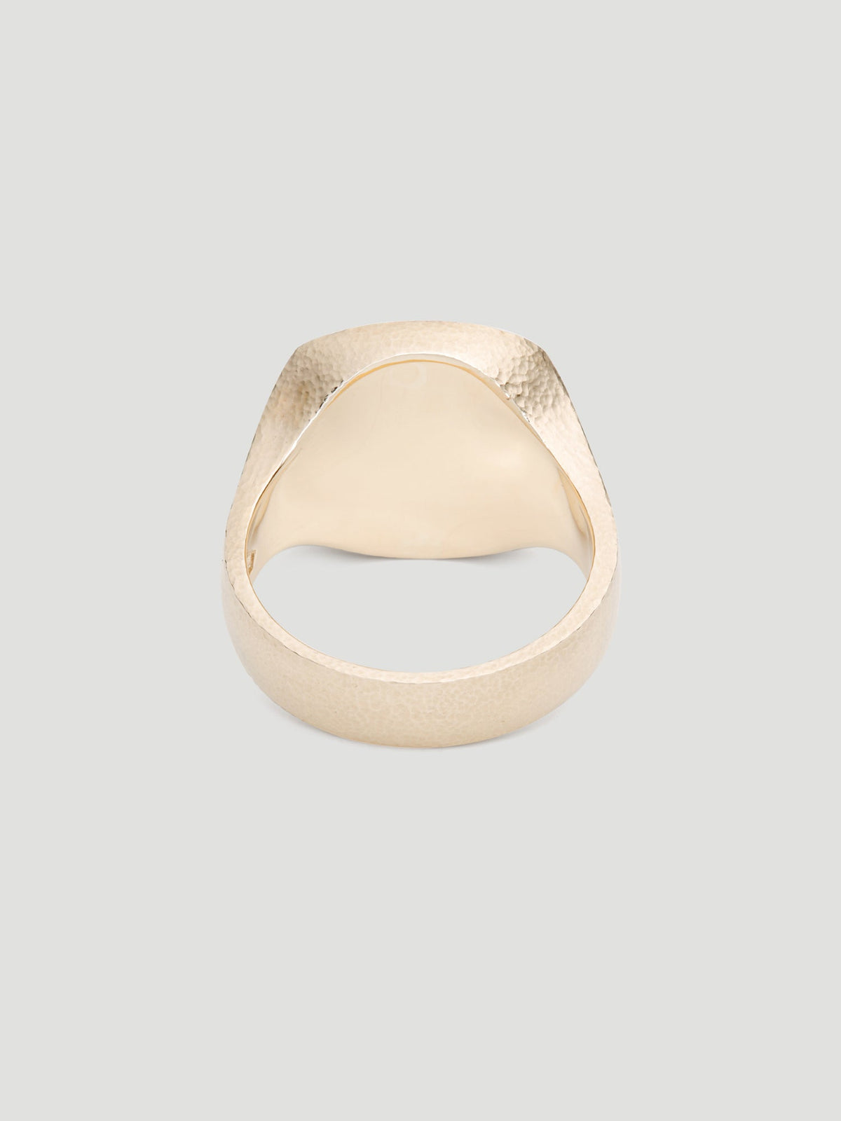032 - "PSYCHE & EROS" LAPIS LAZULI AND AUSTRALIAN SAPPHIRE 9K YELLOW GOLD SIGNET RING - Sar Jewellery
