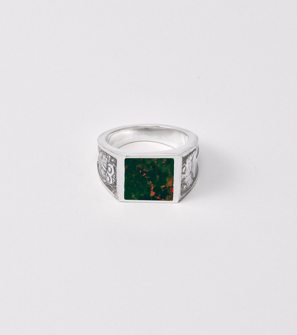 APOLO BLOODSTONE RING - Sar Jewellery