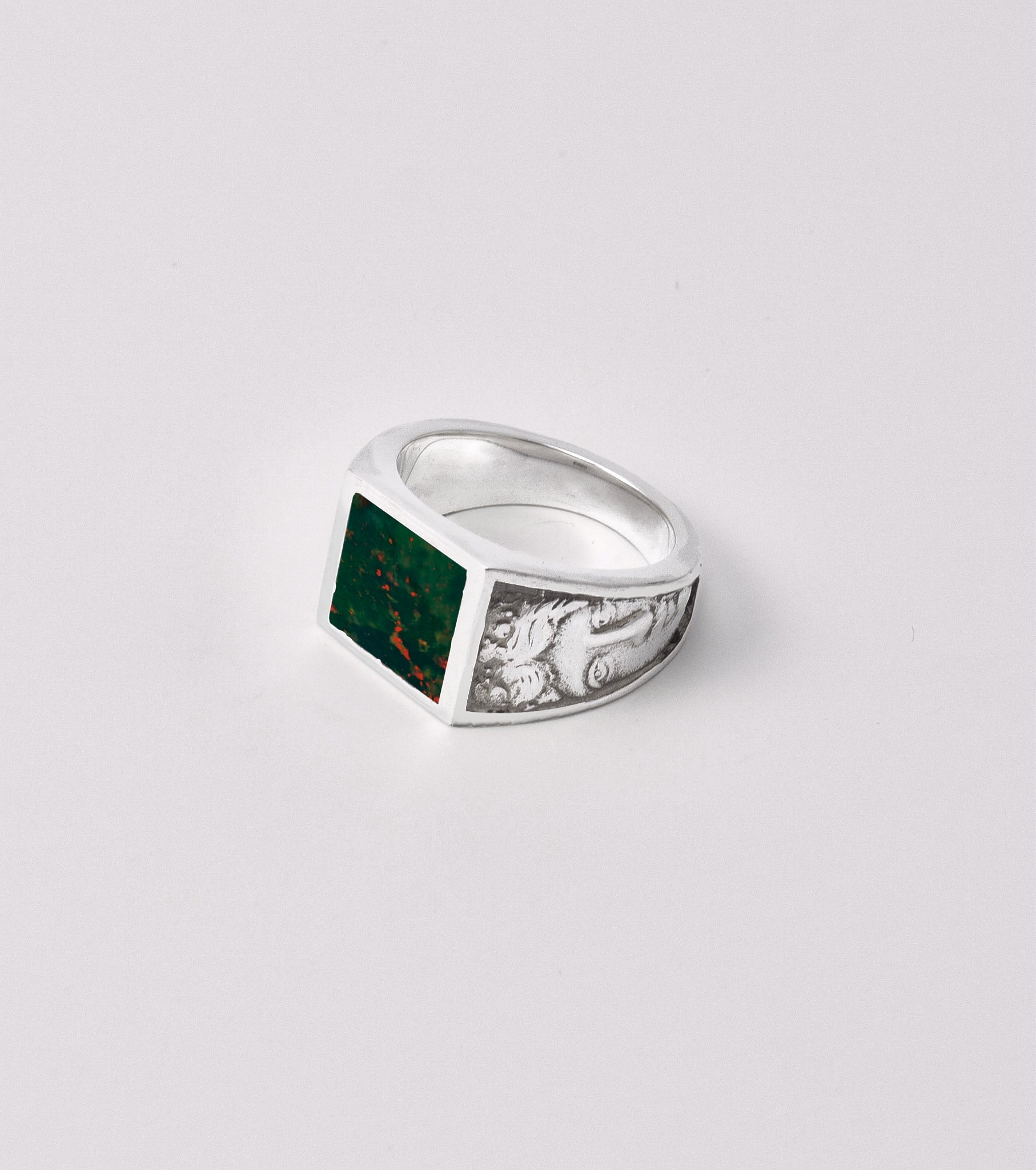 APOLO BLOODSTONE RING - Sar Jewellery