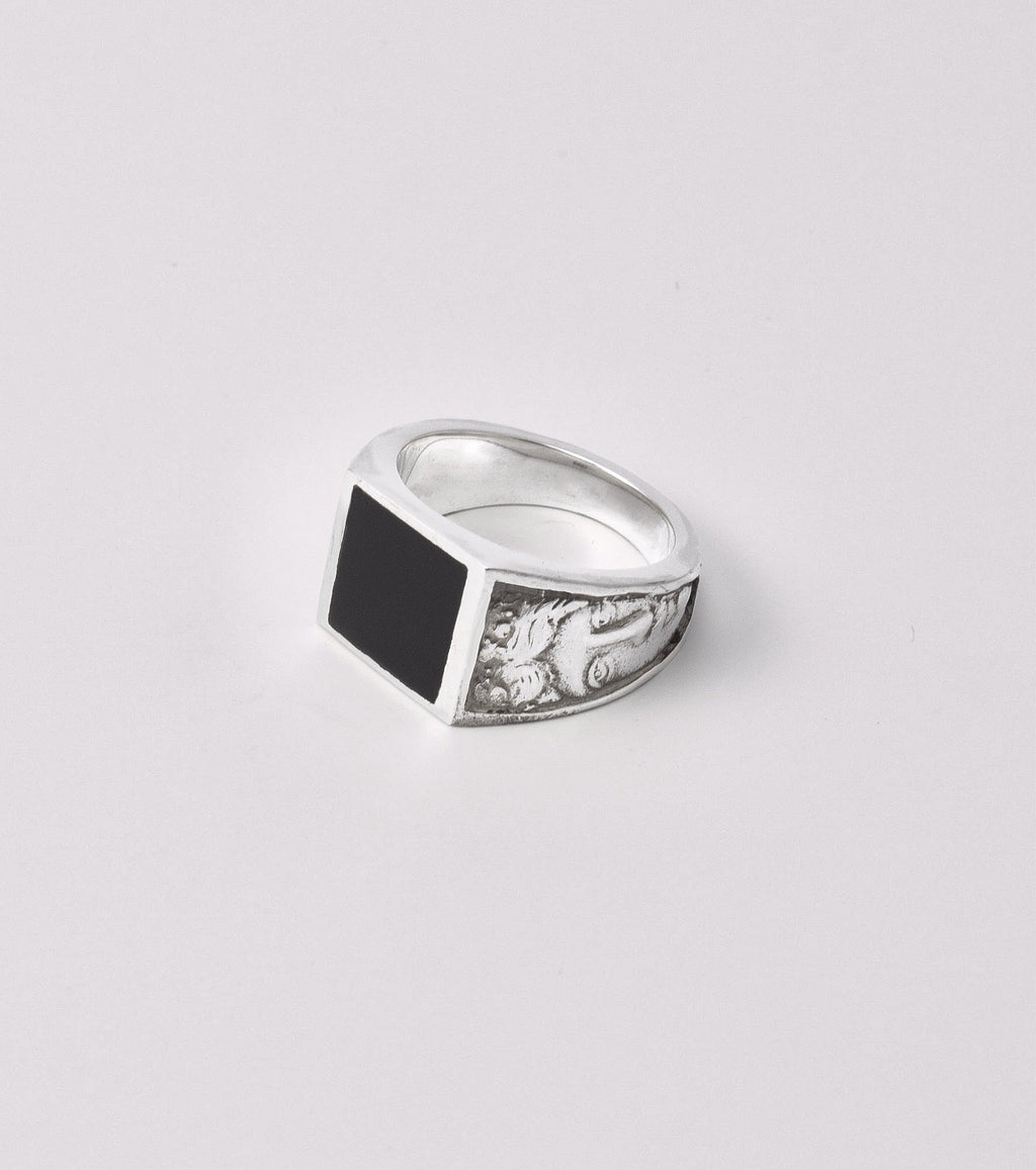 APOLO ONYX RING - Sar Jewellery