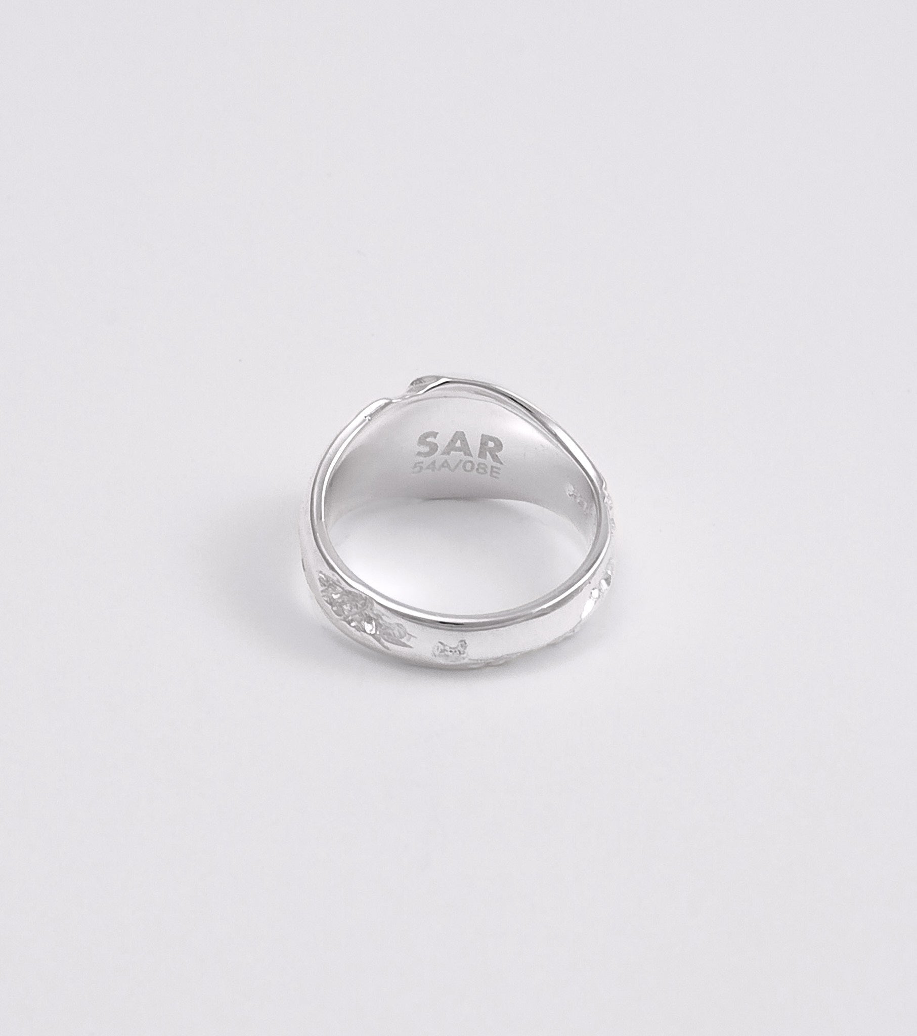 BLOCK I ROUND SIGNET RING - Sar Jewellery