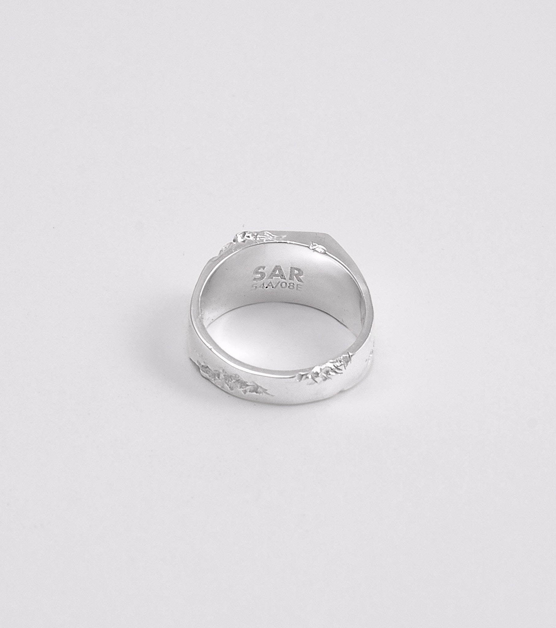 BLOCK II SQUARE SIGNET RING - Sar Jewellery