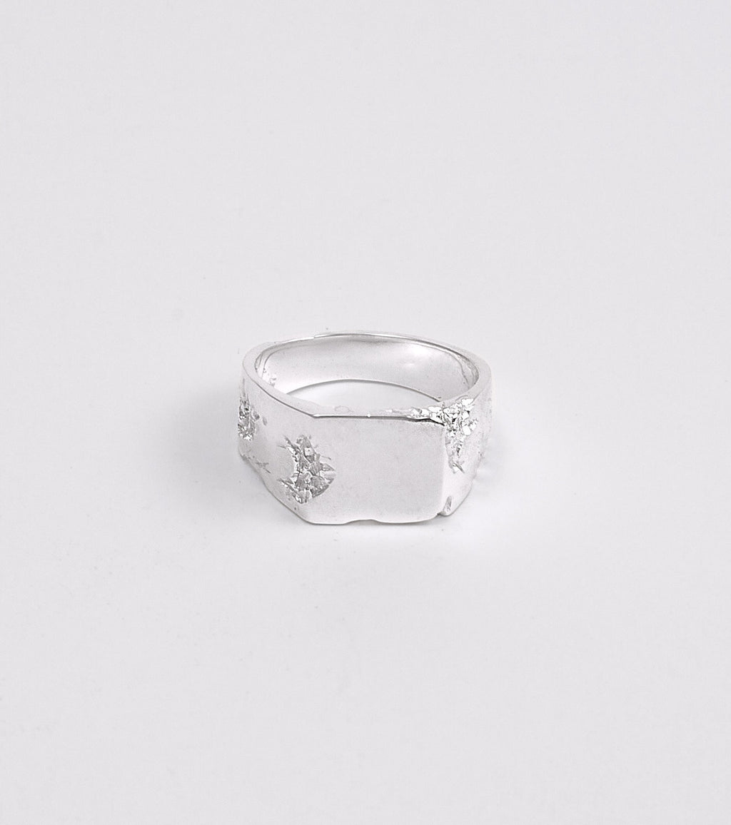 BLOCK II SQUARE SIGNET RING - Sar Jewellery