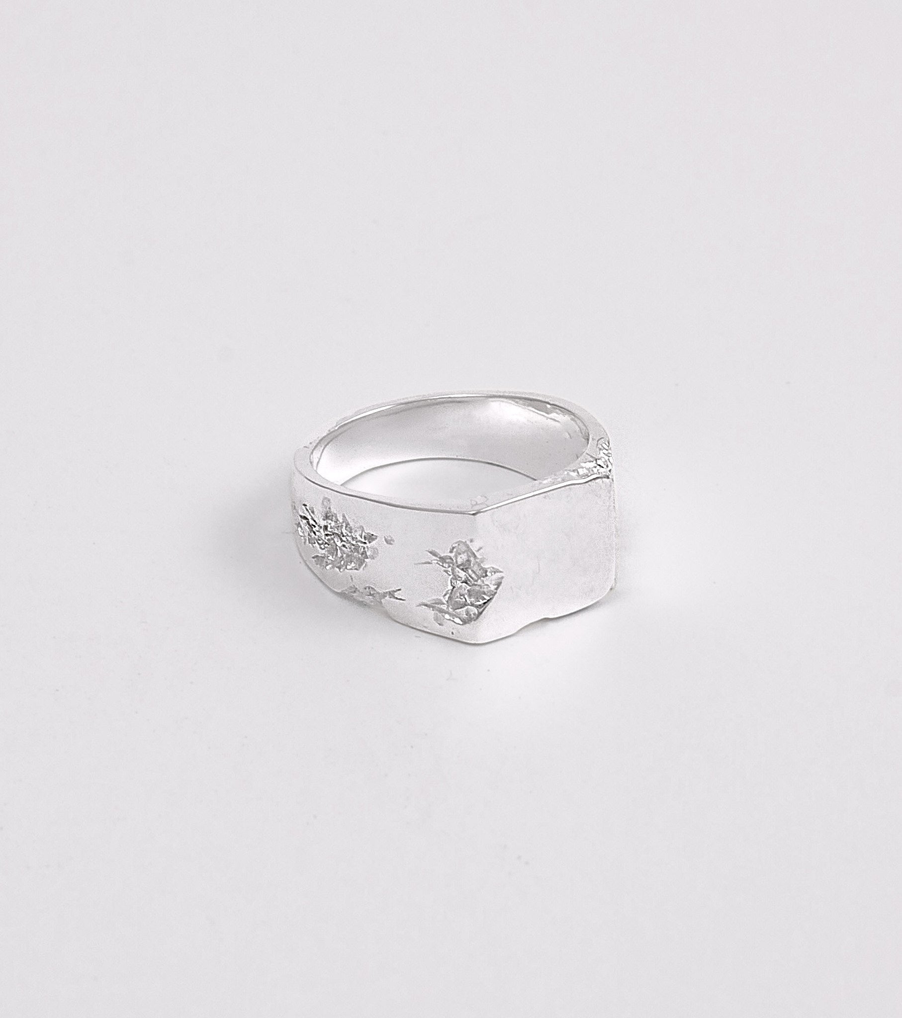 BLOCK II SQUARE SIGNET RING - Sar Jewellery