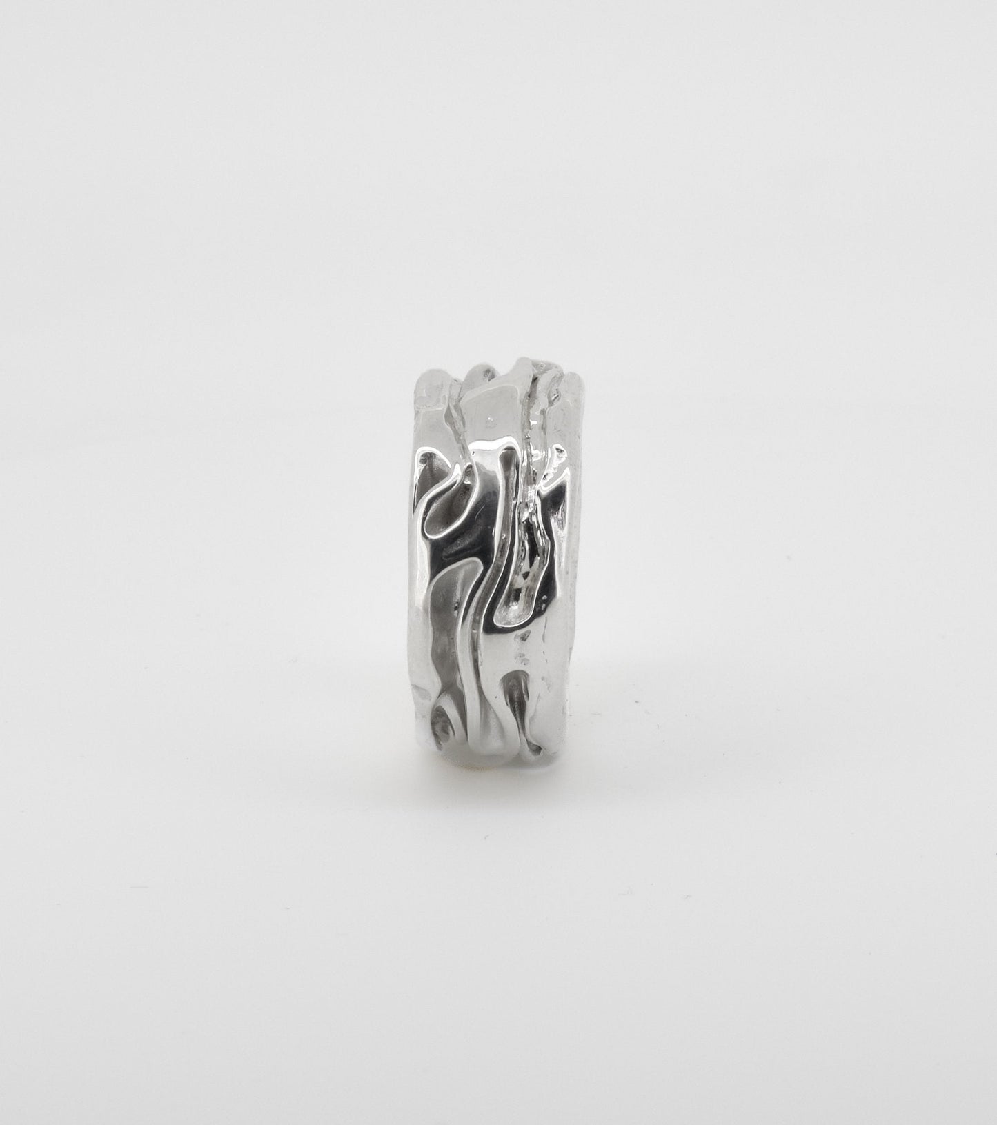 Crushed Can ring - Sar Jewellery