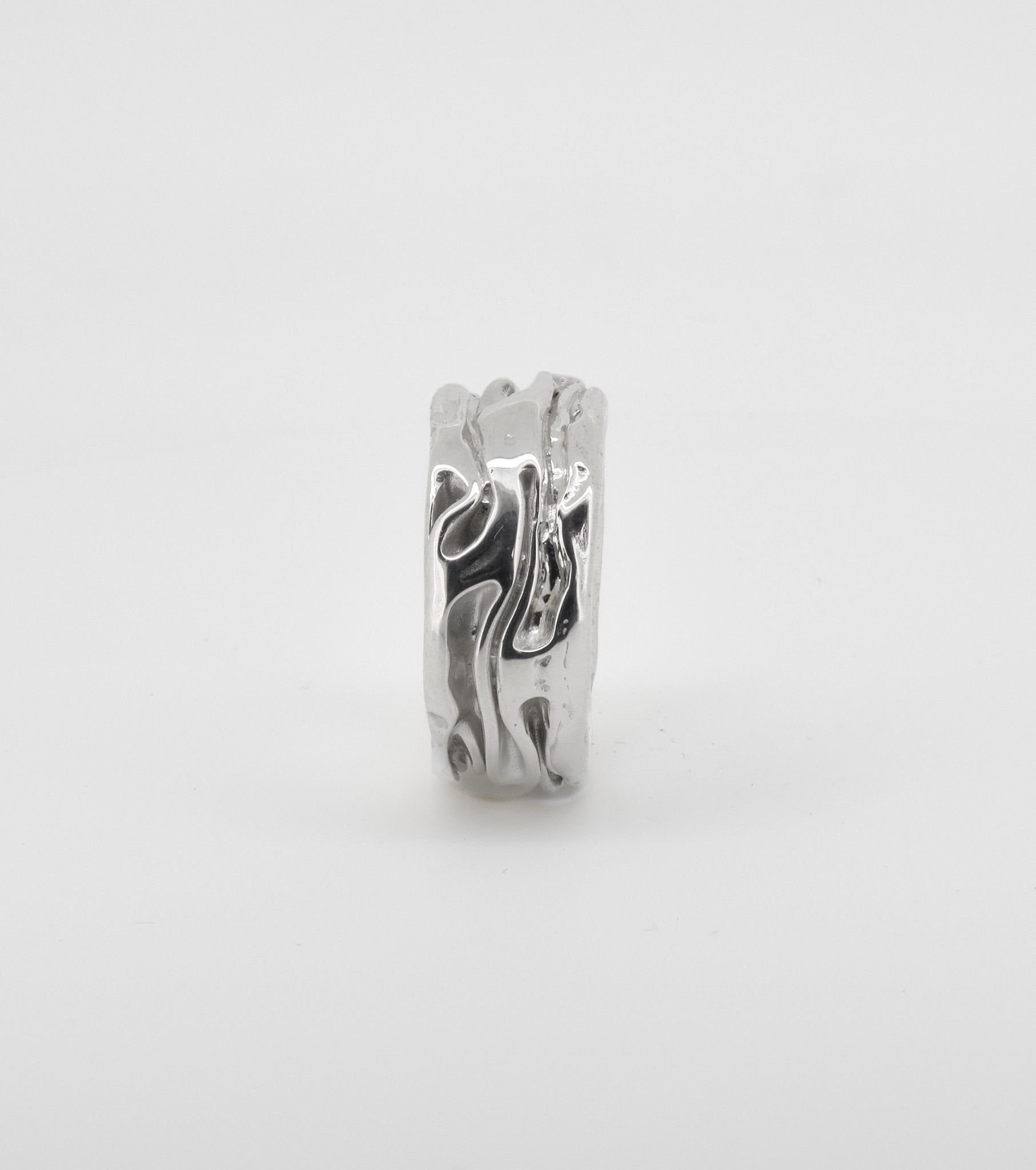 Crushed Can ring - Sar Jewellery