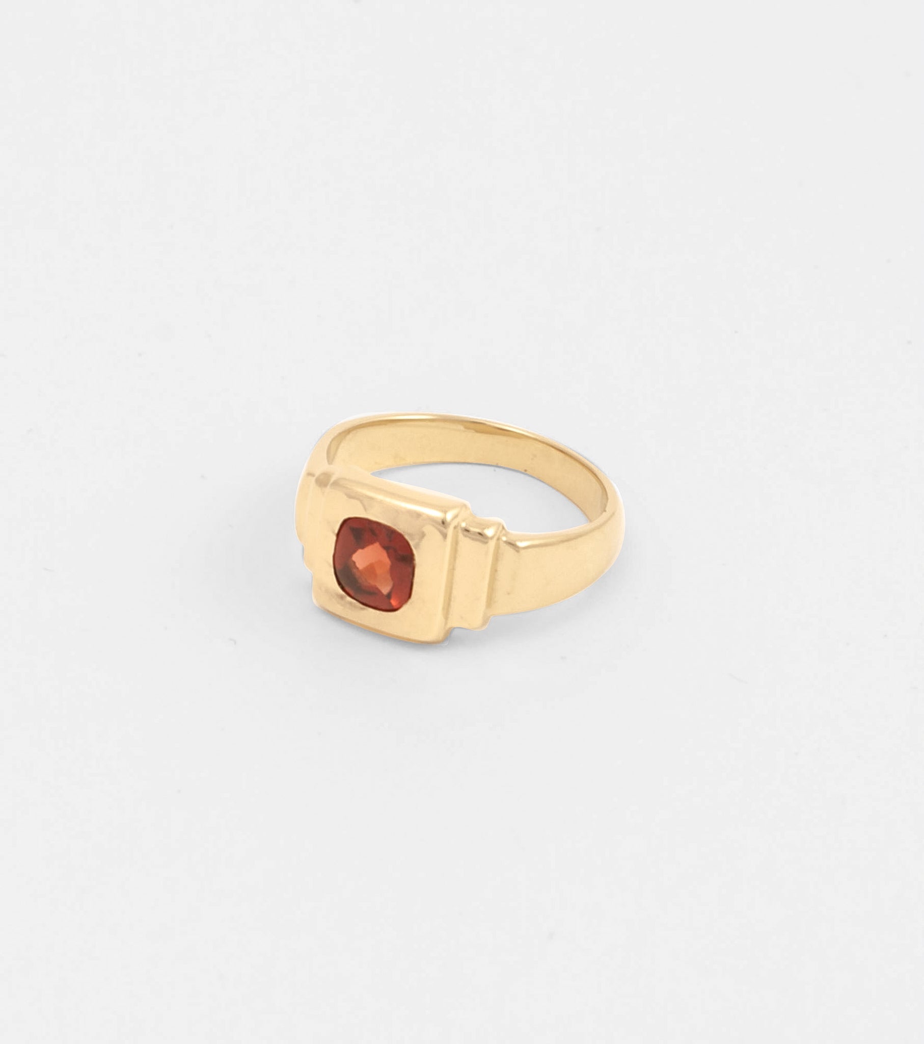 DUCAT GARNET RING - Sar Jewellery