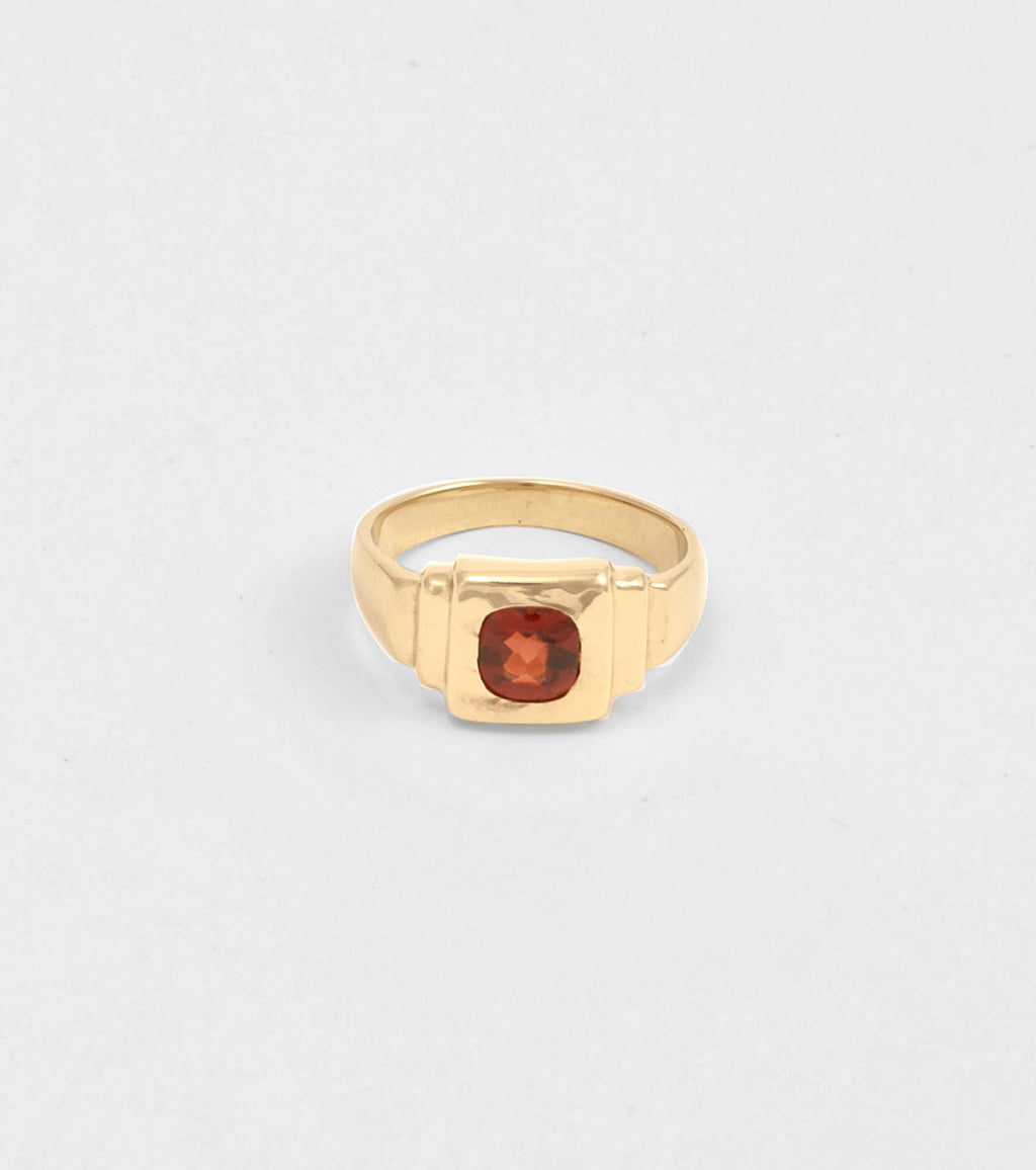 DUCAT GARNET RING - Sar Jewellery