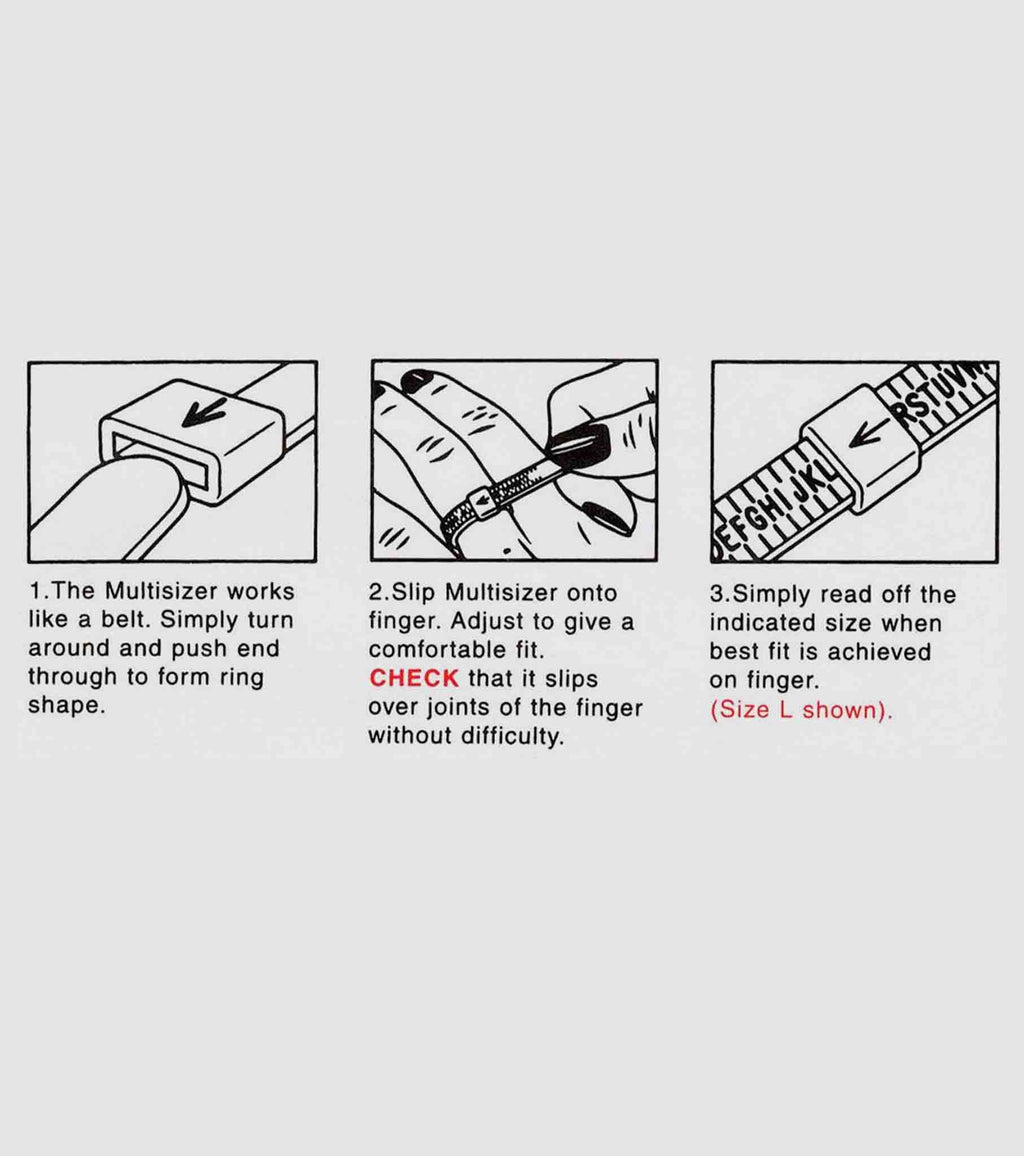 Free ring sizer - Sar Jewellery