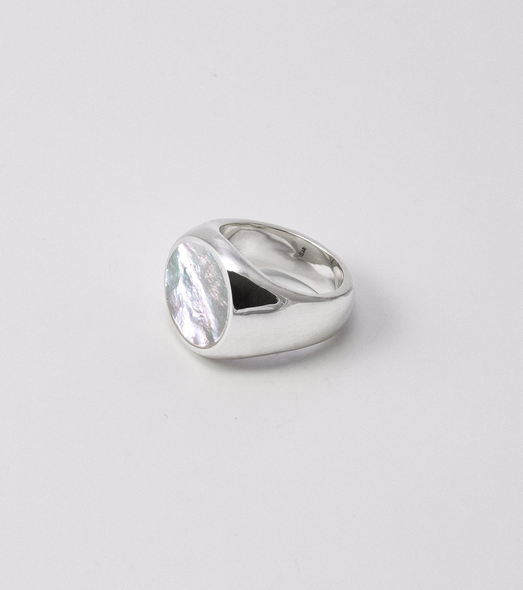 LUNA MOTHER OF PEARL RING - Sar Jewellery