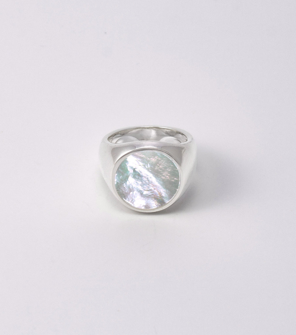 LUNA MOTHER OF PEARL RING - Sar Jewellery