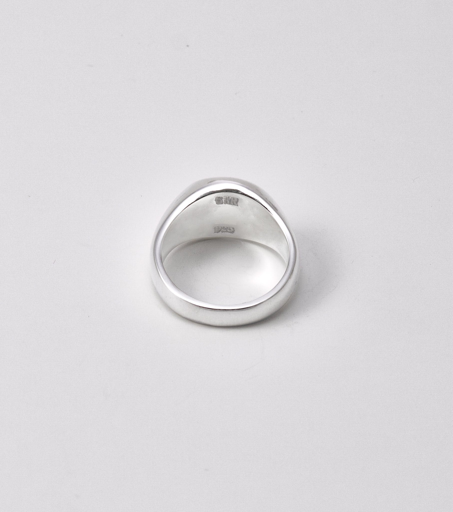 OVAL ANTIQUE DENDRITIC AGATE RING - Sar Jewellery