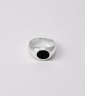 OVAL ANTIQUE ONYX RING - Sar Jewellery