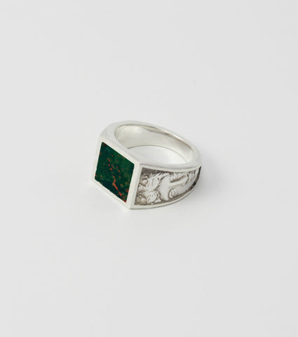 Apolo ring with Bloodstone - Sar Jewellery