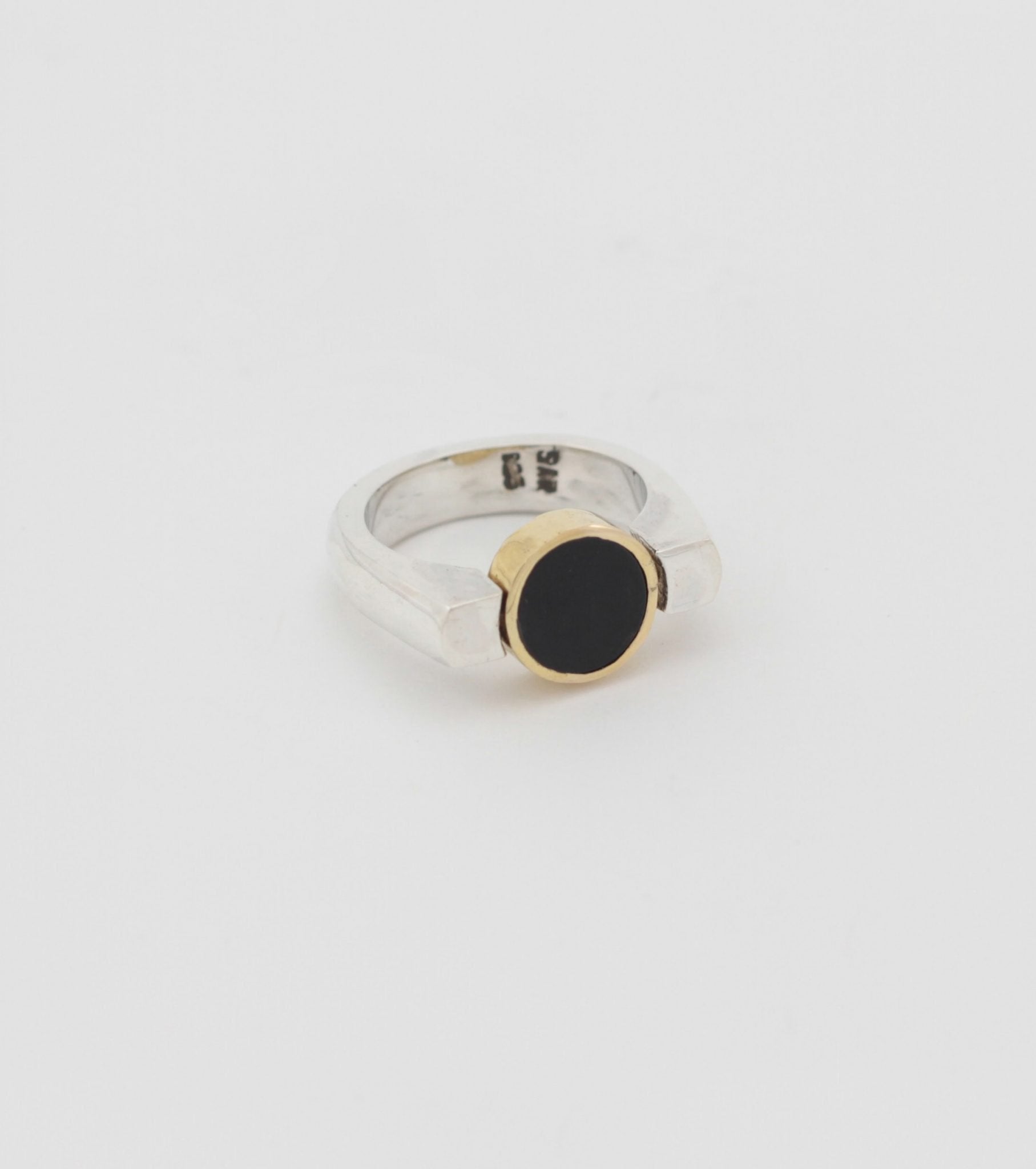 Athena ring with Onyx | Gold Vermeil – Sar Jewellery