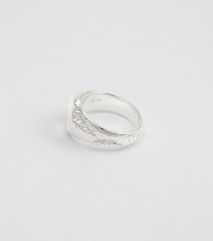 BLOCK I round signet ring - Sar Jewellery