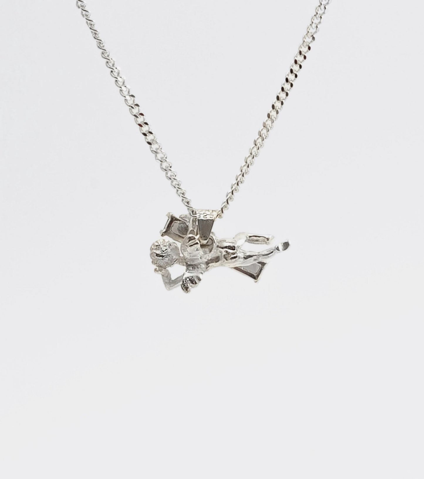 CHERUB necklace with smokey quartz - Sar Jewellery