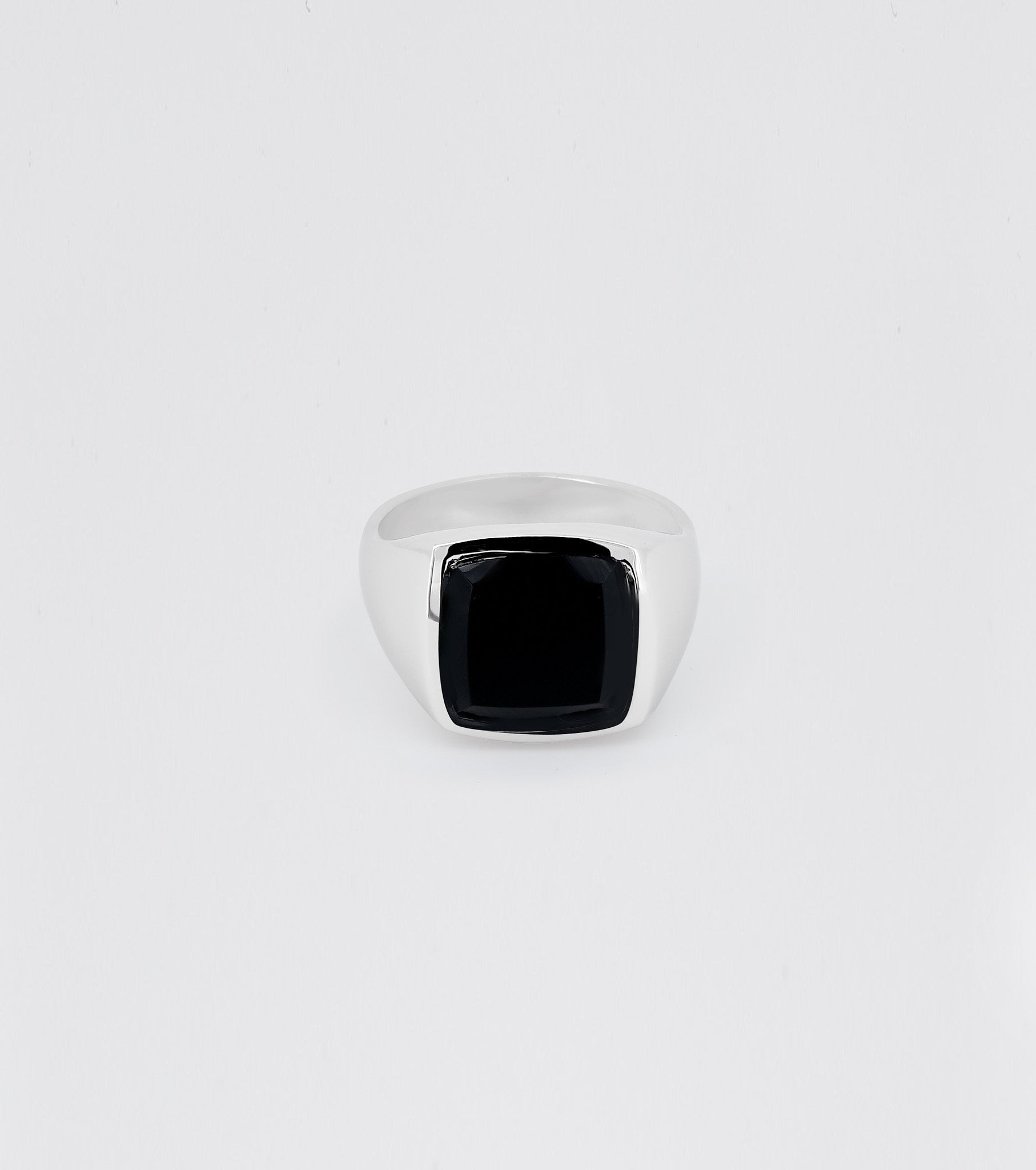 Large Beveled Onyx Signet Ring – Sar Jewellery