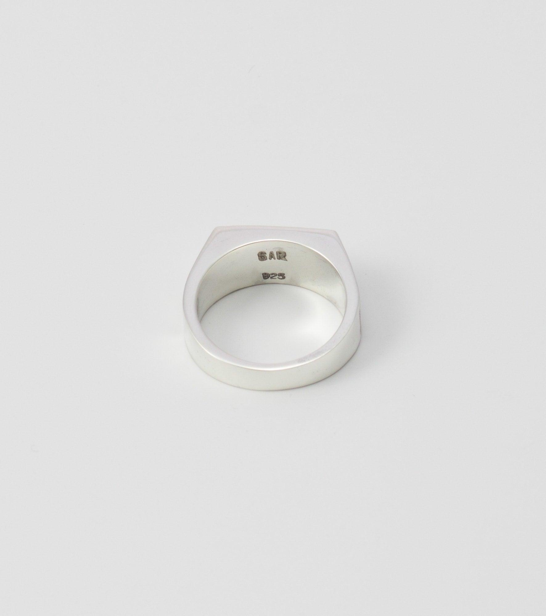 SAR jewelry Leaf ring with OnyxサイズはUS5ほどです - アクセサリー