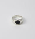Oval Antique ring with Onyx - Sar Jewellery