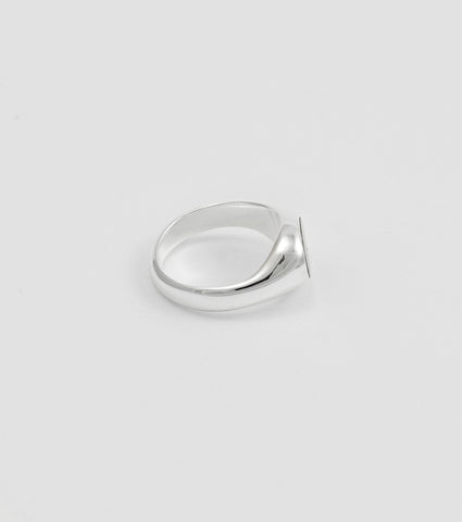 Oval Italic with black Onyx - Sar Jewellery
