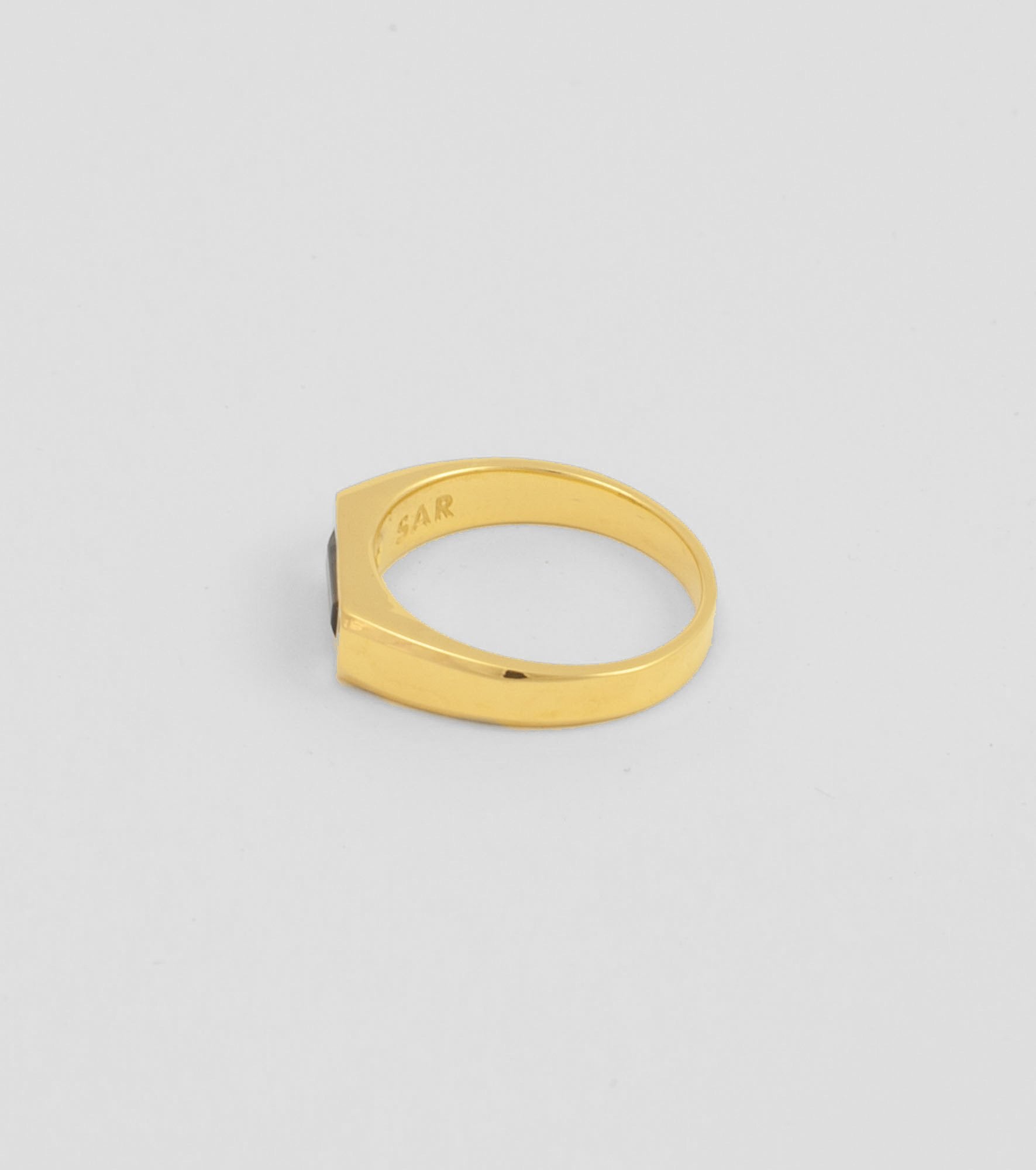The Florin ring with Smokey Quartz - Sar Jewellery