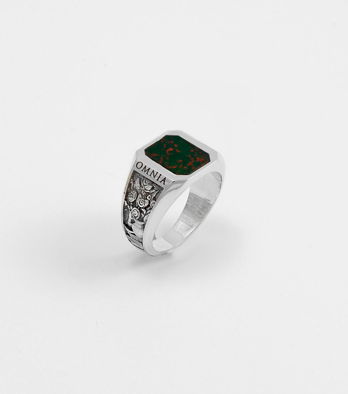 Vanitas ring with Bloodstone - Sar Jewellery