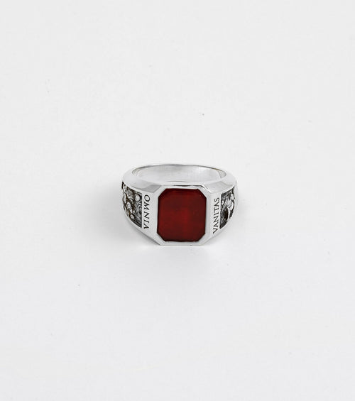 Vanitas ring with Carnelian - Sar Jewellery